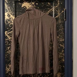 Brown DKNY turtleneck